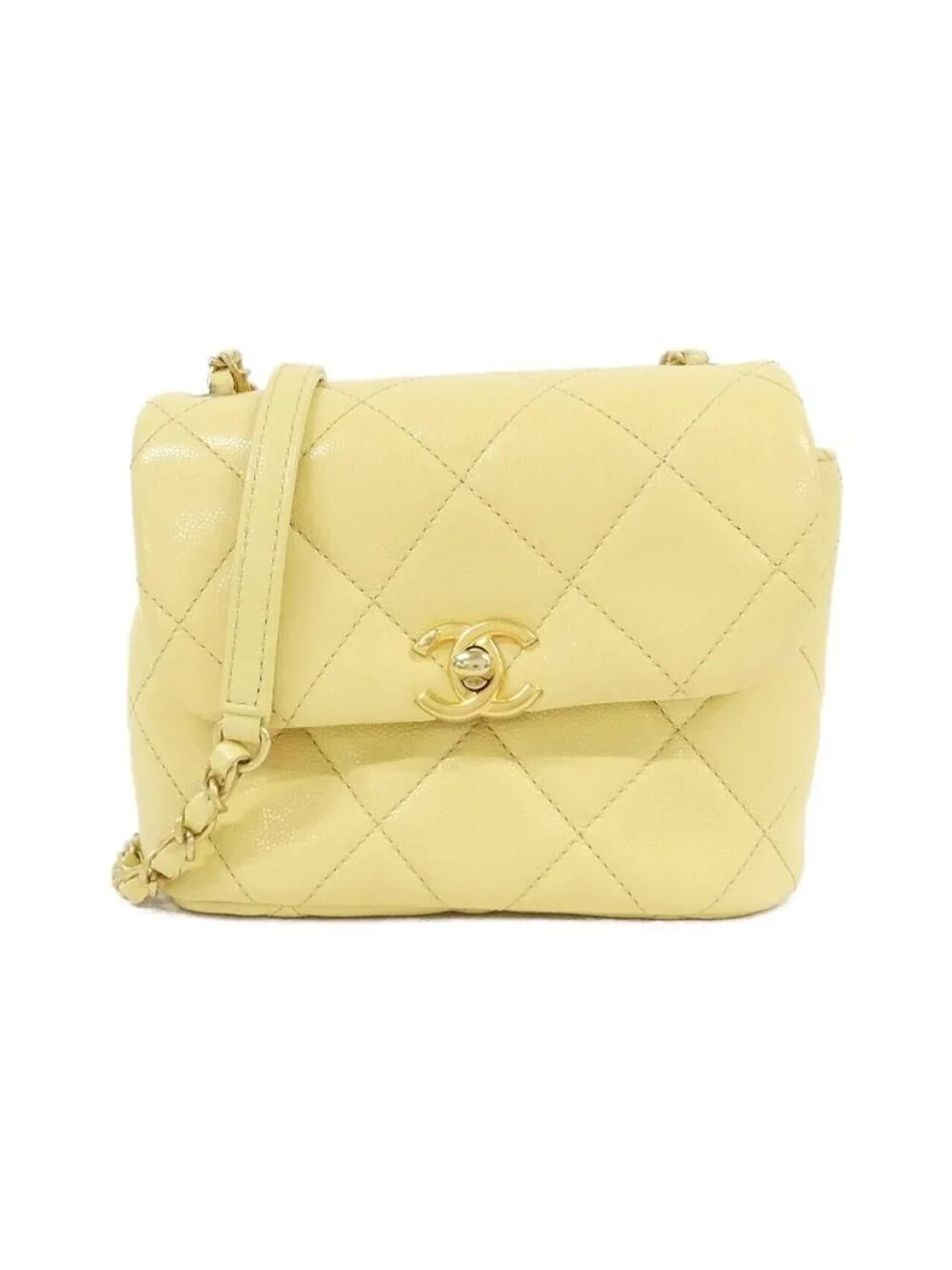 Chanel Shoulder Bag Yellow